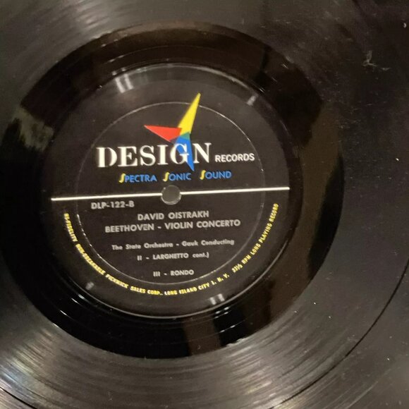 Violin Concerto (Vinyl, 1957) Design Records DLP 122 VG+ LP Record Album - Picture 8 of 8